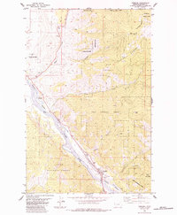 Download a high-resolution, GPS-compatible USGS topo map for Paradise, MT (1984 edition)