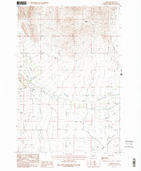 Download a high-resolution, GPS-compatible USGS topo map for Parker, MT (1986 edition)