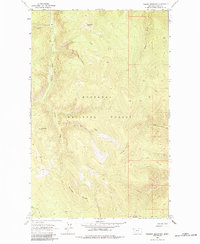 Download a high-resolution, GPS-compatible USGS topo map for Parsnip Mountain, MT (1984 edition)