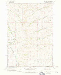 Download a high-resolution, GPS-compatible USGS topo map for Pass Creek East, MT (1971 edition)