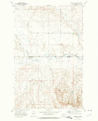 Download a high-resolution, GPS-compatible USGS topo map for Peerless 4 SE, MT (1976 edition)