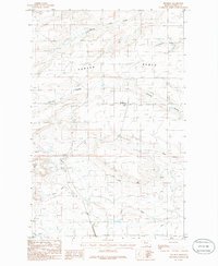 Download a high-resolution, GPS-compatible USGS topo map for Pendroy, MT (1986 edition)