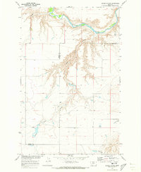 Download a high-resolution, GPS-compatible USGS topo map for Penzer School, MT (1973 edition)