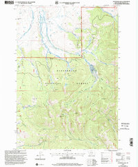 Download a high-resolution, GPS-compatible USGS topo map for Peterson Lake, MT (2002 edition)
