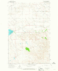 Download a high-resolution, GPS-compatible USGS topo map for Petrolia Lake, MT (1966 edition)