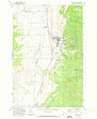 preview thumbnail of historical topo map of Philipsburg, MT in 1971