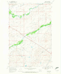 Download a high-resolution, GPS-compatible USGS topo map for Piegan, MT (1972 edition)