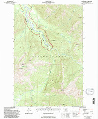 Download a high-resolution, GPS-compatible USGS topo map for Pilot Peak, MT (1997 edition)