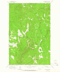 Download a high-resolution, GPS-compatible USGS topo map for Pink Mountain, MT (1966 edition)