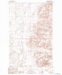 Download a high-resolution, GPS-compatible USGS topo map for Pinks, MT (1984 edition)