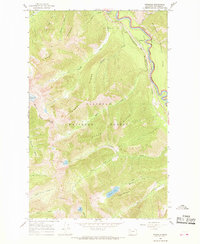 Download a high-resolution, GPS-compatible USGS topo map for Pinnacle, MT (1968 edition)