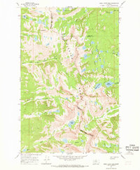 Download a high-resolution, GPS-compatible USGS topo map for Piper-Crow Pass, MT (1968 edition)