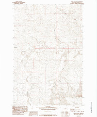 Download a high-resolution, GPS-compatible USGS topo map for Pipes Coulee, MT (1985 edition)