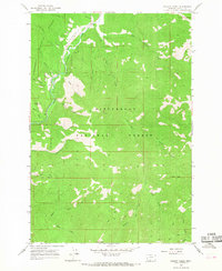 Download a high-resolution, GPS-compatible USGS topo map for Piquett Creek, MT (1968 edition)