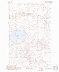 Download a high-resolution, GPS-compatible USGS topo map for Pishkun Reservoir, MT (1987 edition)