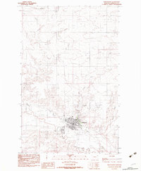 Download a high-resolution, GPS-compatible USGS topo map for Plentywood, MT (1983 edition)