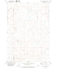 Download a high-resolution, GPS-compatible USGS topo map for Pocochichee Butte, MT (1979 edition)