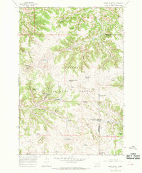 Download a high-resolution, GPS-compatible USGS topo map for Poker Jim Butte, MT (1969 edition)