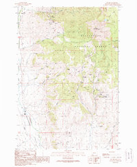 Download a high-resolution, GPS-compatible USGS topo map for Polaris, MT (1989 edition)