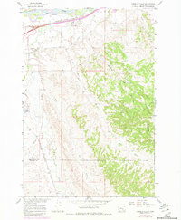 Download a high-resolution, GPS-compatible USGS topo map for Pompeys Pillar, MT (1980 edition)