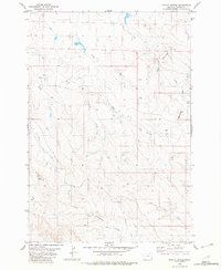 Download a high-resolution, GPS-compatible USGS topo map for Potato Buttes, MT (1982 edition)