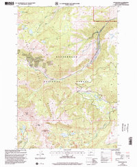 Download a high-resolution, GPS-compatible USGS topo map for Potosi Peak, MT (2002 edition)