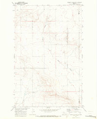 Download a high-resolution, GPS-compatible USGS topo map for Poverty Coulee NE, MT (1973 edition)