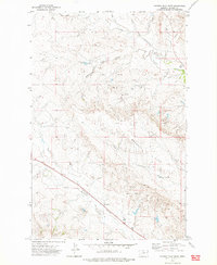 Download a high-resolution, GPS-compatible USGS topo map for Poverty Flat West, MT (1975 edition)