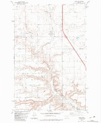 Download a high-resolution, GPS-compatible USGS topo map for Power, MT (1983 edition)
