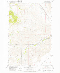 Download a high-resolution, GPS-compatible USGS topo map for Pownal, MT (1979 edition)