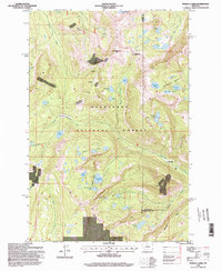 Download a high-resolution, GPS-compatible USGS topo map for Pozega Lakes, MT (1998 edition)