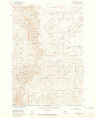 Download a high-resolution, GPS-compatible USGS topo map for Prante Ranch, MT (1962 edition)