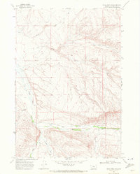 Download a high-resolution, GPS-compatible USGS topo map for Price Creek NE, MT (1972 edition)