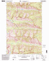Download a high-resolution, GPS-compatible USGS topo map for Printz Ridge, MT (2002 edition)