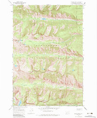 Download a high-resolution, GPS-compatible USGS topo map for Printz Ridge, MT (1984 edition)