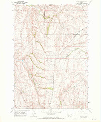 preview thumbnail of historical topo map of Carbon County, MT in 1967