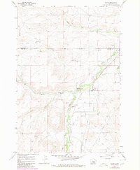 Download a high-resolution, GPS-compatible USGS topo map for Pryor, MT (1980 edition)