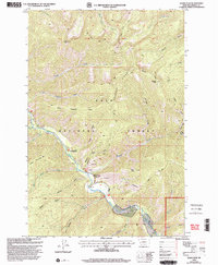 Download a high-resolution, GPS-compatible USGS topo map for Quigg Peak, MT (2003 edition)