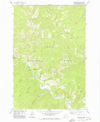 Download a high-resolution, GPS-compatible USGS topo map for Quigg Peak, MT (1978 edition)