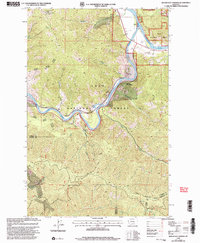 Download a high-resolution, GPS-compatible USGS topo map for Quinns Hot Springs, MT (2003 edition)