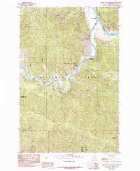 Download a high-resolution, GPS-compatible USGS topo map for Quinns Hot Springs, MT (1985 edition)