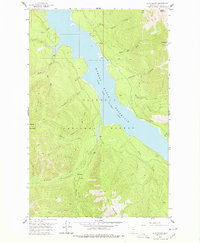preview thumbnail of historical topo map of Flathead County, MT in 1958