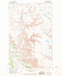 Download a high-resolution, GPS-compatible USGS topo map for Rabbit Hills, MT (1967 edition)