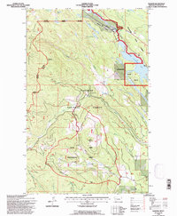 Download a high-resolution, GPS-compatible USGS topo map for Radnor, MT (1997 edition)