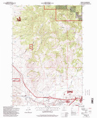 Download a high-resolution, GPS-compatible USGS topo map for Ramsay, MT (1998 edition)
