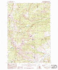 Download a high-resolution, GPS-compatible USGS topo map for Ramshorn Peak, MT (1986 edition)