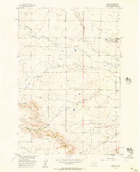 Download a high-resolution, GPS-compatible USGS topo map for Rapelje, MT (1957 edition)