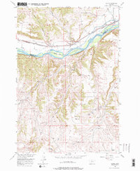 Download a high-resolution, GPS-compatible USGS topo map for Rapids, MT (1976 edition)