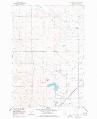 Download a high-resolution, GPS-compatible USGS topo map for Rattlesnake Butte, MT (1977 edition)