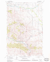 Download a high-resolution, GPS-compatible USGS topo map for Ravalli, MT (1985 edition)